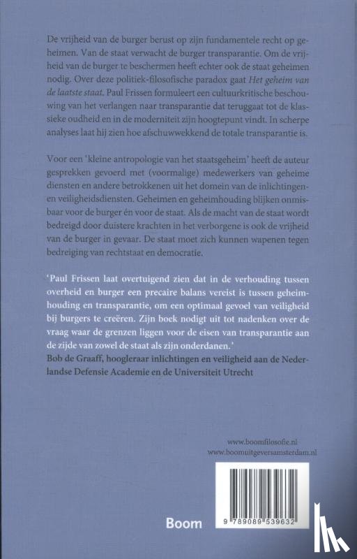 Frissen, Paul - Het geheim van de laatste staat