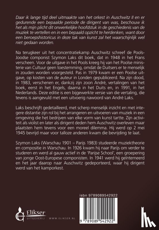 Laks, Szymon - Kapelmeester van Auschwitz