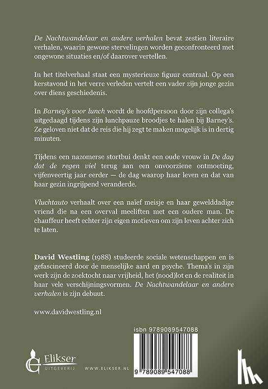 Westling, David - De Nachtwandelaar en andere verhalen