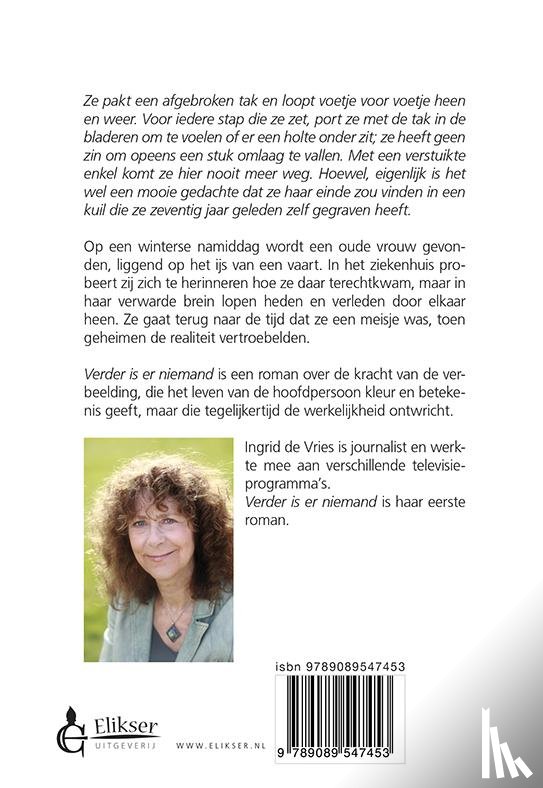 Vries, Ingrid de - Verder is er niemand