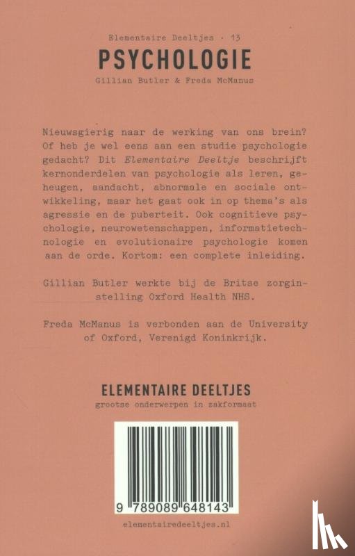 Butler, Gillian, McManus, Freda - Psychologie