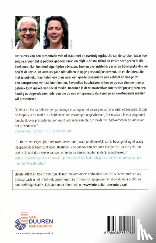 Althof, Christa, Setz, Rosita - Interactief presenteren