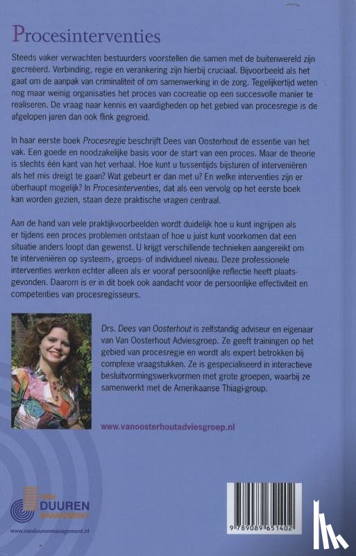Oosterhout, Dees Van - Procesinterventies