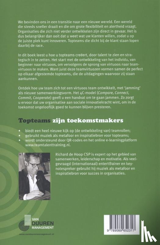 Hoop, Richard de - Topteams zijn toekomstmakers