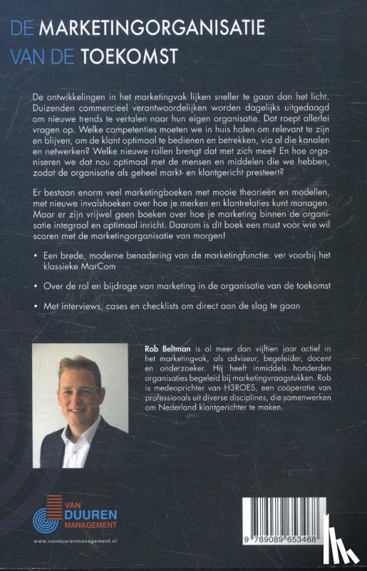 Beltman, Rob - De marketingorganisatie van de toekomst
