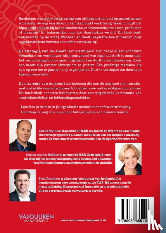 Mandour, Yousri, Heiden, Dorien van der, Turnhout, Sven - De strategie van de kreeft