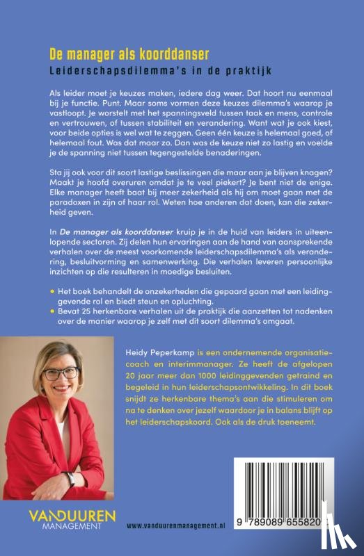Peperkamp, Heidy - De manager als koorddanser