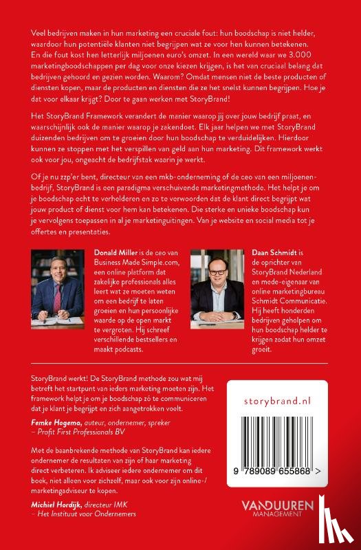 Miller, Donald, Schmidt, Daan - StoryBrand