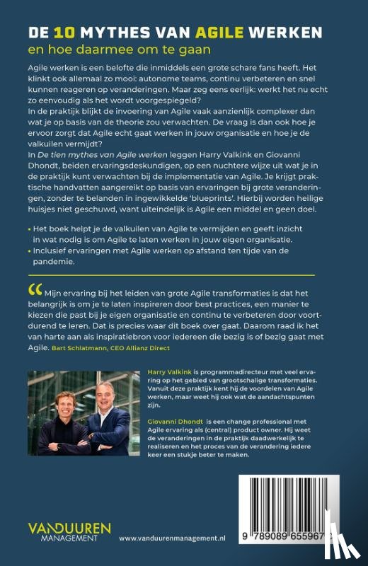 Valkink, Harry, Dhondt, Giovanni - De tien mythes van Agile werken