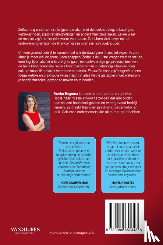 Hogema, Femke - Financiën voor zzp’ers en andere zelfstandig ondernemers
