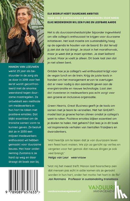 Leeuwen, Manon van - Green hearts, great business