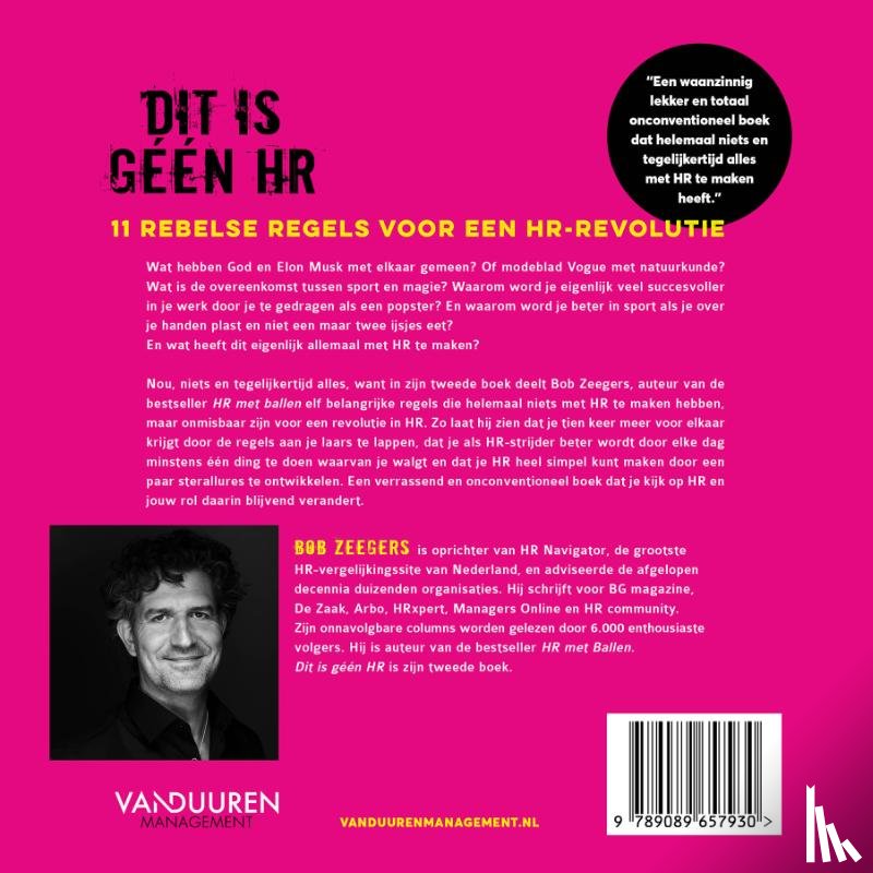 Zeegers, Bob - Dit is géén HR
