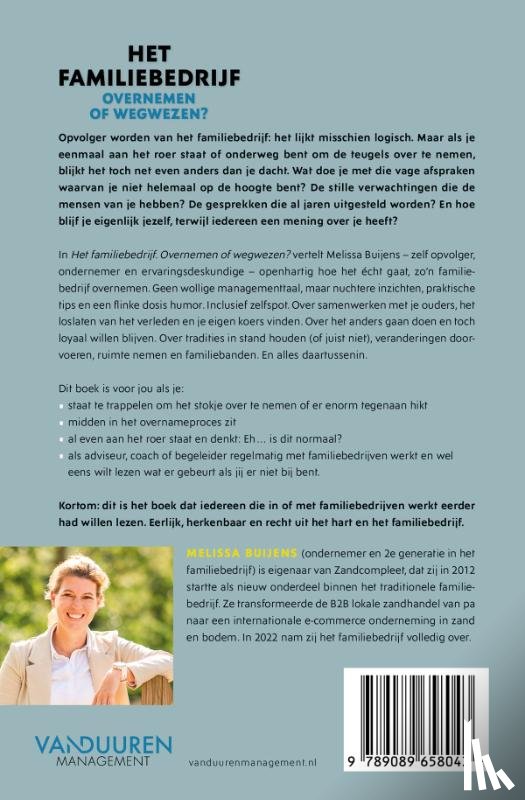 Buijens, Melissa - Het familiebedrijf: Overnemen of wegwezen?