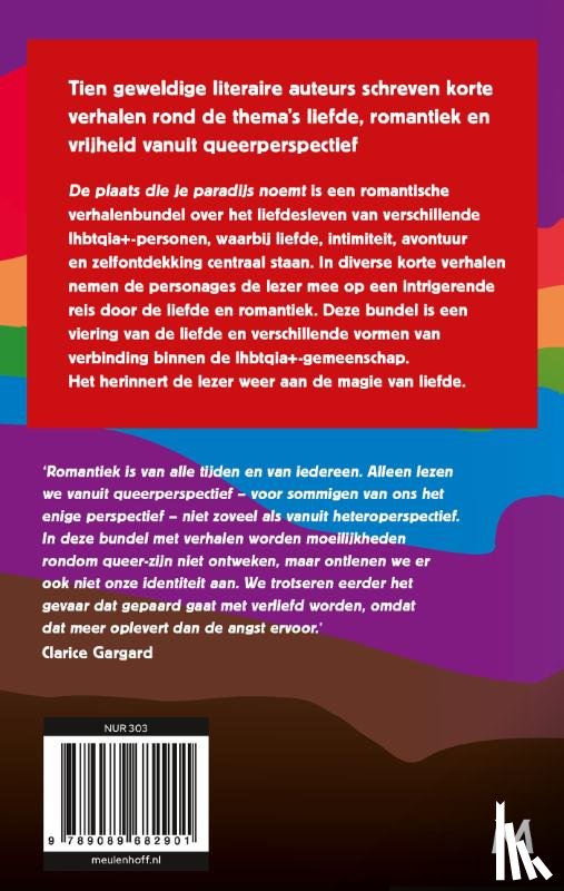 Gargard, Clarice, Liemt, Harmen van, Krieger, Zaïre, Hoogenkamp, Valentijn, Jong, Raoul de, Bruijn, Maurits de, Vrede, Romana, Ali, Haroon, Adejumo, Pelumi, Ortiz, Alejandra, Saarloos, Simon(e) van - De plaats die je paradijs noemt