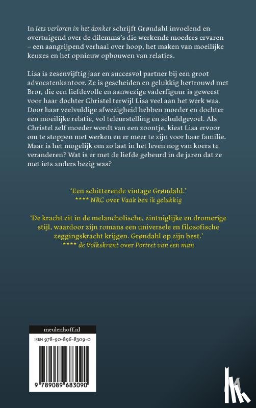 Grøndahl, Jens Christian - Iets verloren in het donker