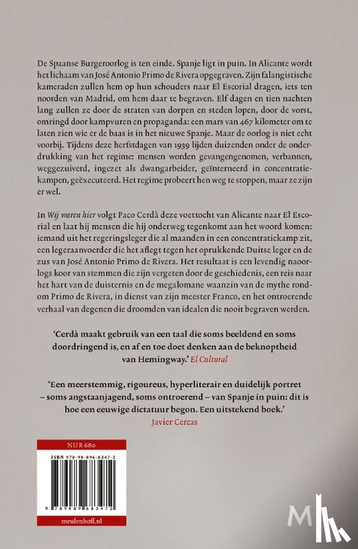 Cerdà, Paco - Wij waren hier