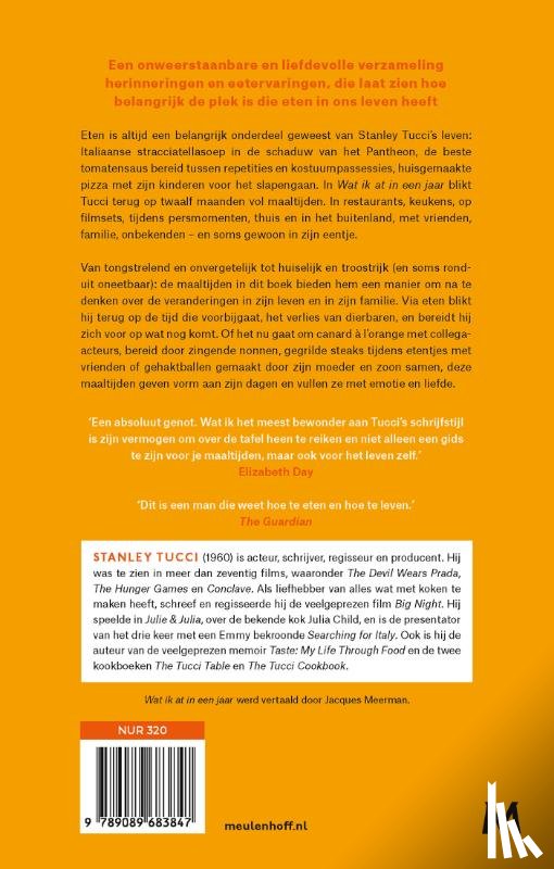 Tucci, Stanley - Wat ik at in een jaar
