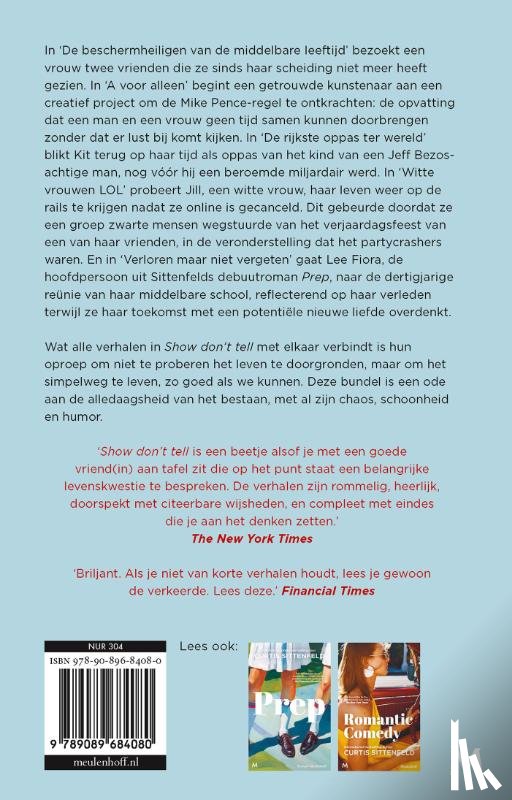 Sittenfeld, Curtis - Show don't tell