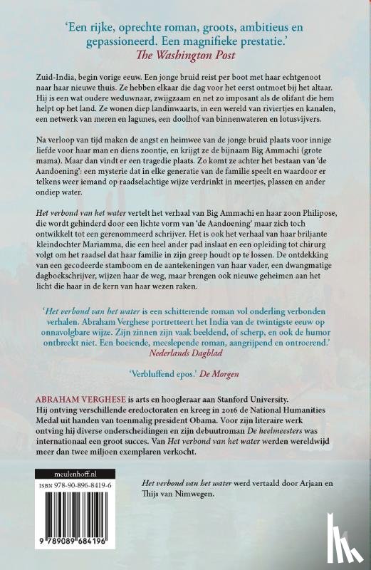 Verghese, Abraham - Het verbond van het water