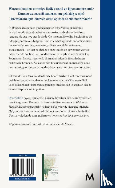 Vallejo, Irene - Wijn en kussen