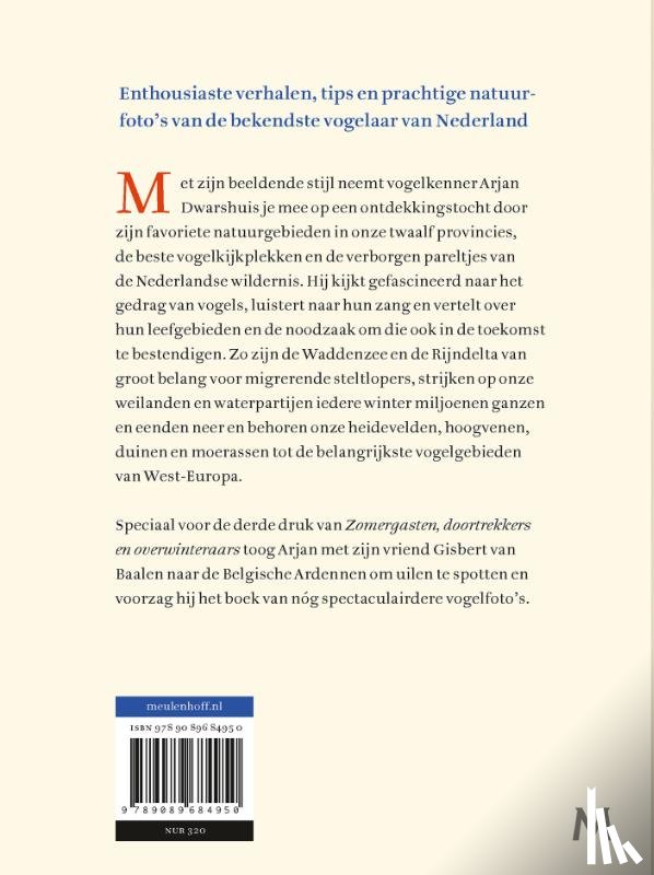 Dwarshuis, Arjan - Zomergasten, doortrekkers en overwinteraars