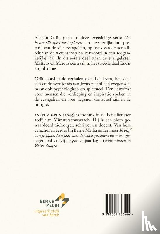 Grün, Anselm - Matteüs en Marcus deel I - Het evangelie spiritueel gelezen