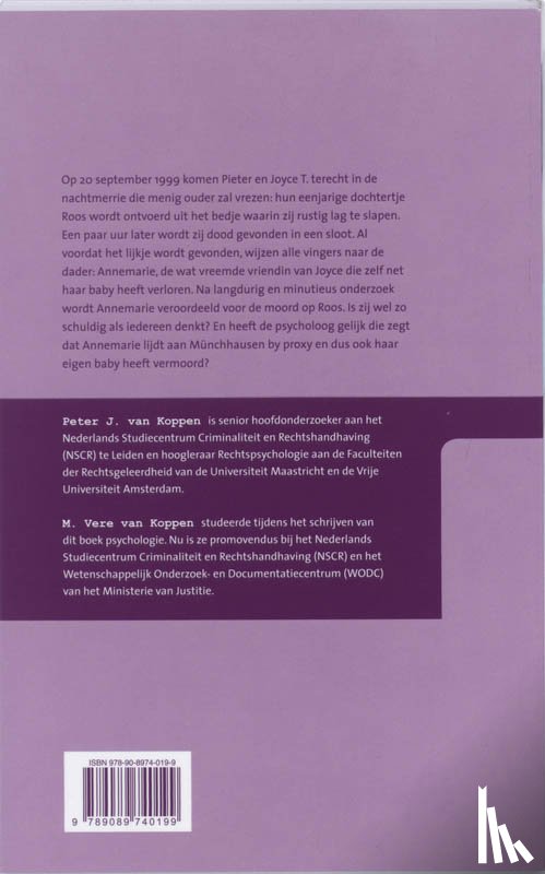 Koppen, P.J. van, Koppen, M.V. van - De Appelschase babymoord