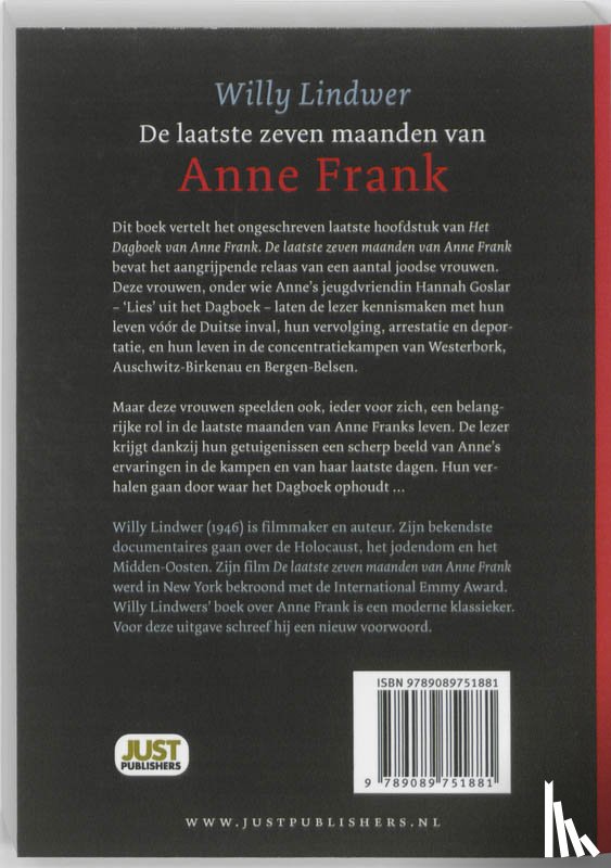 Lindwer, Willy - De Laatste zeven maanden van Anne Frank