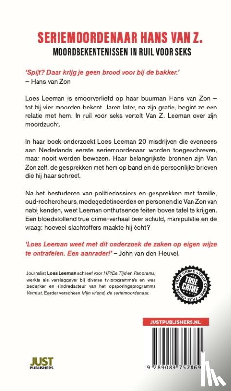 Leeman, Loes - Seriemoordenaar Hans van Z.