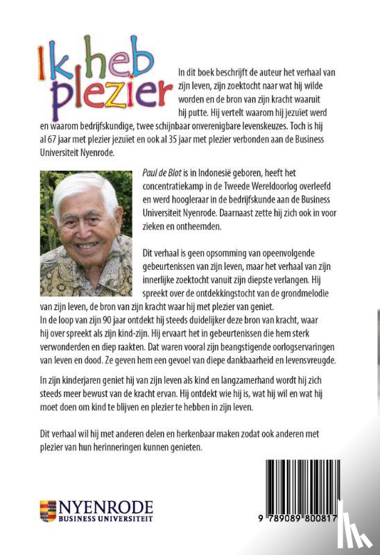 Blot, Paul de - Ik heb plezier