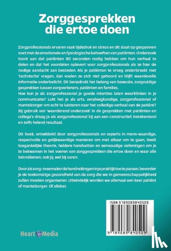 Warner, Elizabeth - Zorggesprekken die ertoe doen