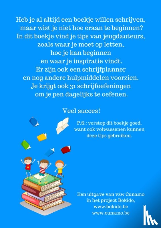 Moeyaert, Bart, Boets, Jonas, Meijer, Cis, Descamps, Luc, De Vos, Danny, De Bel, Marc, Provoost, Anne - Schrijfmagie