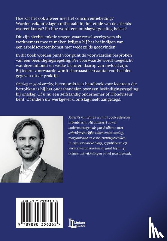 Buren, Maurits van - Ontslag in goed overleg