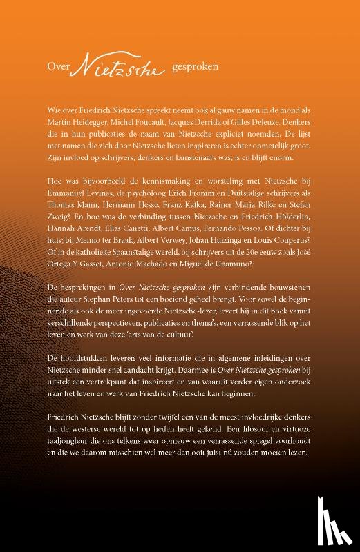Peters, Stephan - Over Nietzsche gesproken