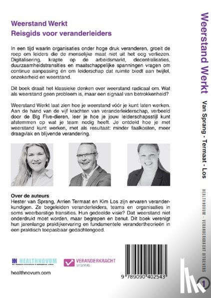 Sprang, Hester van, Termaat, Arrien, Los, Kim - Weerstand werkt