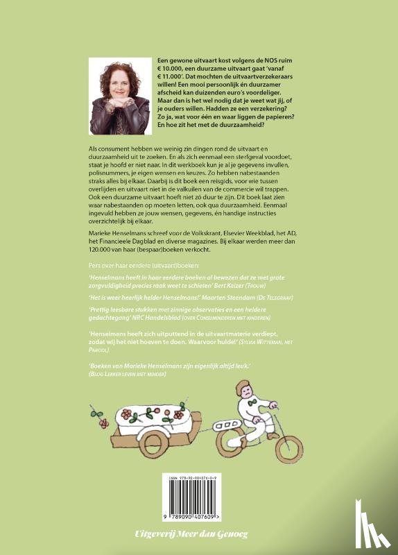Henselmans, Marieke - Het duurzame uitvaart niet duur Werkboek