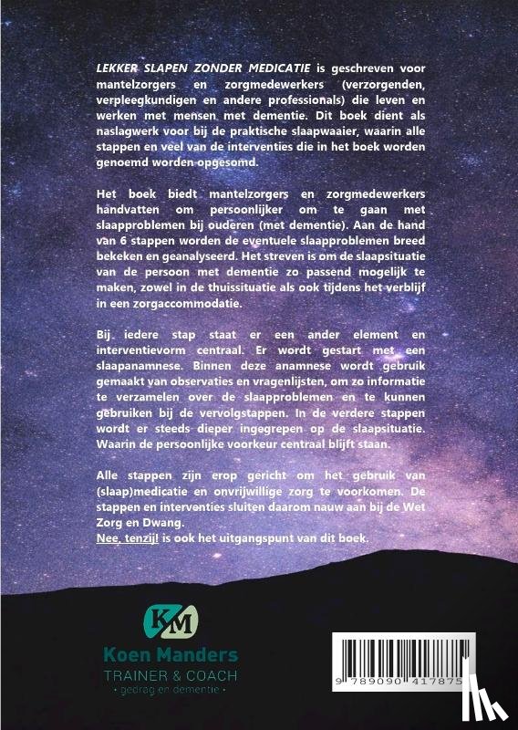 Manders, Koen - Lekker slapen zonder medicatie