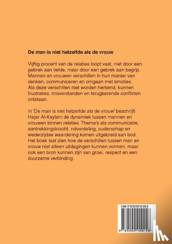  - De man is niet hetzelfde als de vrouw
