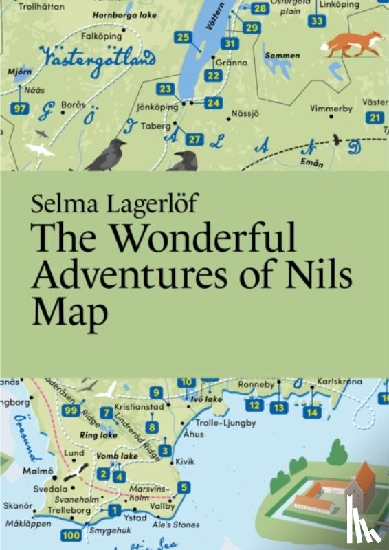 Thelander, Martin - Selma Lagerlof, The Wonderful Adventures of Nils Map