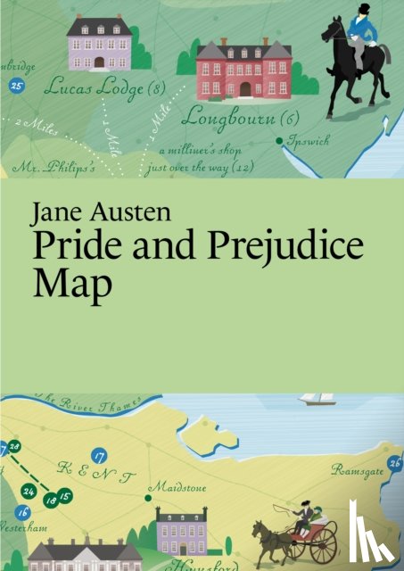 Thelander, Martin - Jane Austen, Pride and Prejudice Map