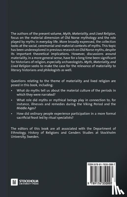  - Myth, Materiality, and Lived Religion