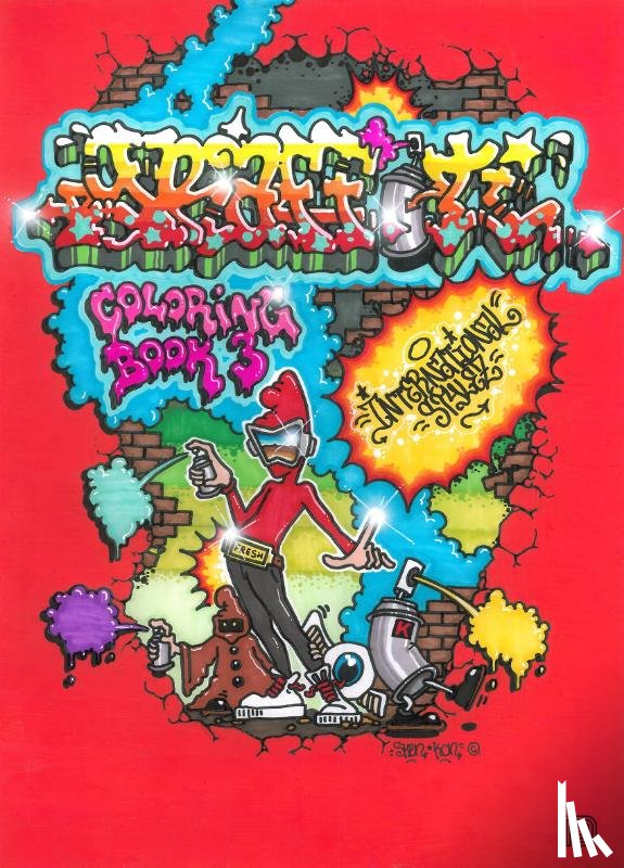  - Graffiti Coloring Book 3
