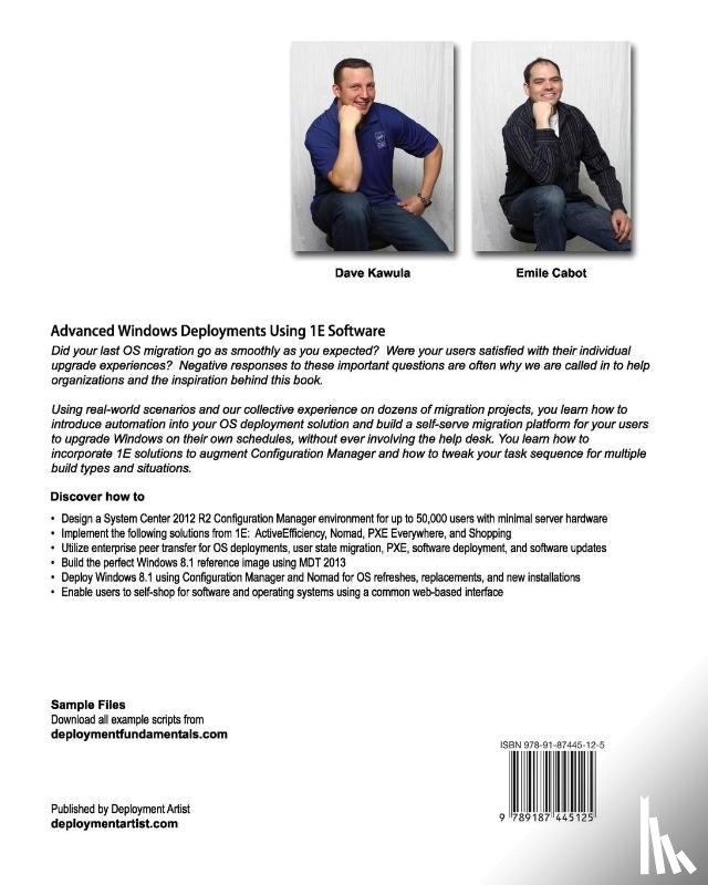Kawula, Dave, Cabot, Emile - Advanced Windows Deployments Using 1e Software