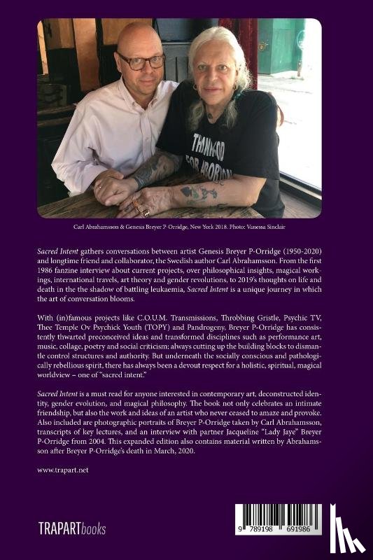 Abrahamsson, Carl, P-Orridge, Genesis Breyer - Sacred Intent (Expanded Edition)