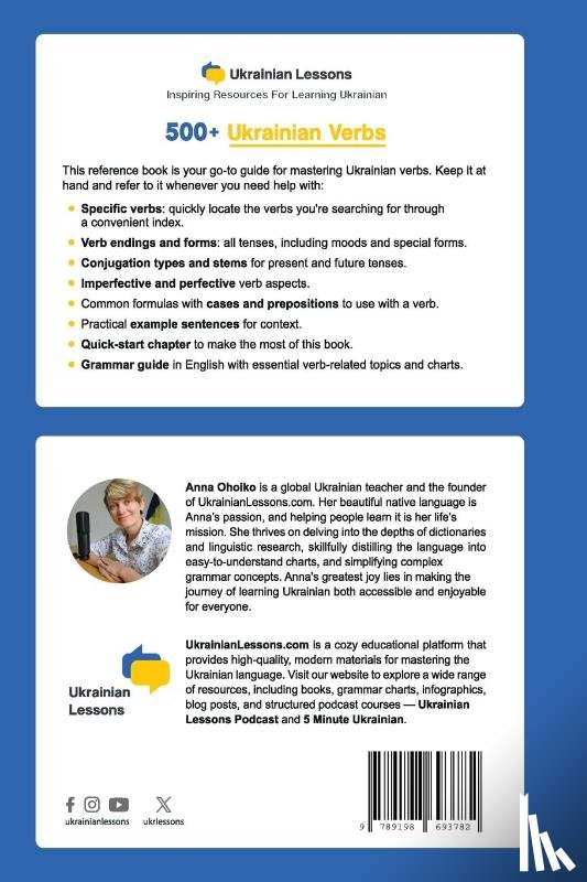Ohoiko, Anna - 500+ Ukrainian Verbs