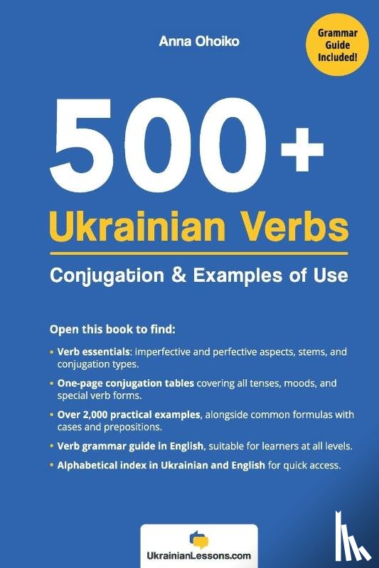 Ohoiko, Anna - 500+ Ukrainian Verbs