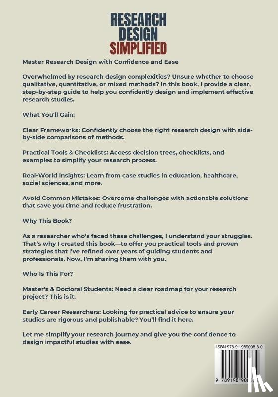 Muhammad, Rafiq - Research Design Simplified