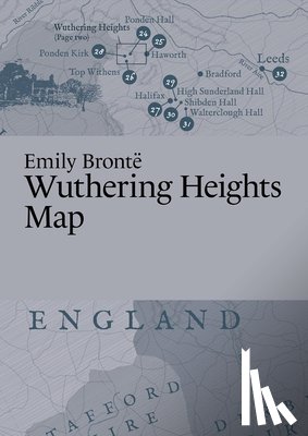 Thelander, Martin - Emily Bronte, Wuthering Heights Map