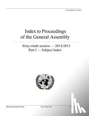 Dag Hammarskjeld Library - Index to proceedings of the General Assembly