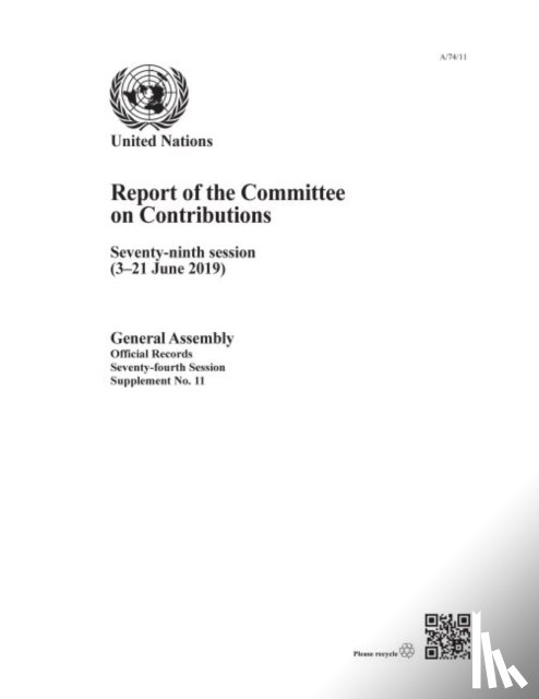 United Nations: Committee on Contributions, United Nations: General Assembly - Report of the Committee on Contributions